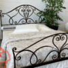 Letto Edera in ferro battuto. Promozione speciale Mondoflex