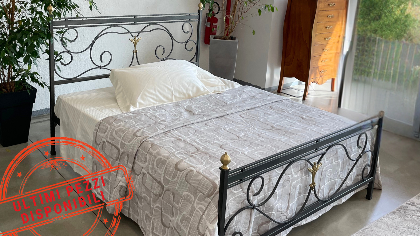 Calla, letto in ferro battuto in promozione - Mondoflex